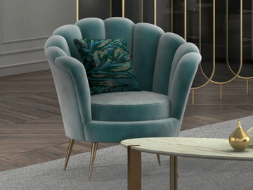 FLOWER - Fabric armchair with armrests by CASA +39 - view 2